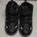 JMFCHI Kids Hiking Boots Boys Girls Outdoor Walking Climbing Sneaker Comfortable Non-slip Snow Shoes Hiker Boot Antiskid Steel Buckle Sole (13 Little Kid, 8196k-black)