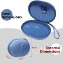 Headphones Carrying Case Compatible with Beats Over-Ear Headphones, Blue