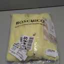 Pringrain Cardigan Sweaters for Women Lightweight Knit Cropped Cardigan Button Up Solid Knitwear, Size XL