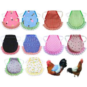 10pcs Chicken Saddle for Hens, Chicken Aprons for Hens, Hen Saddle Apron, Chicken Back Protector for Hens, Chicken Vest for Hens Protection
