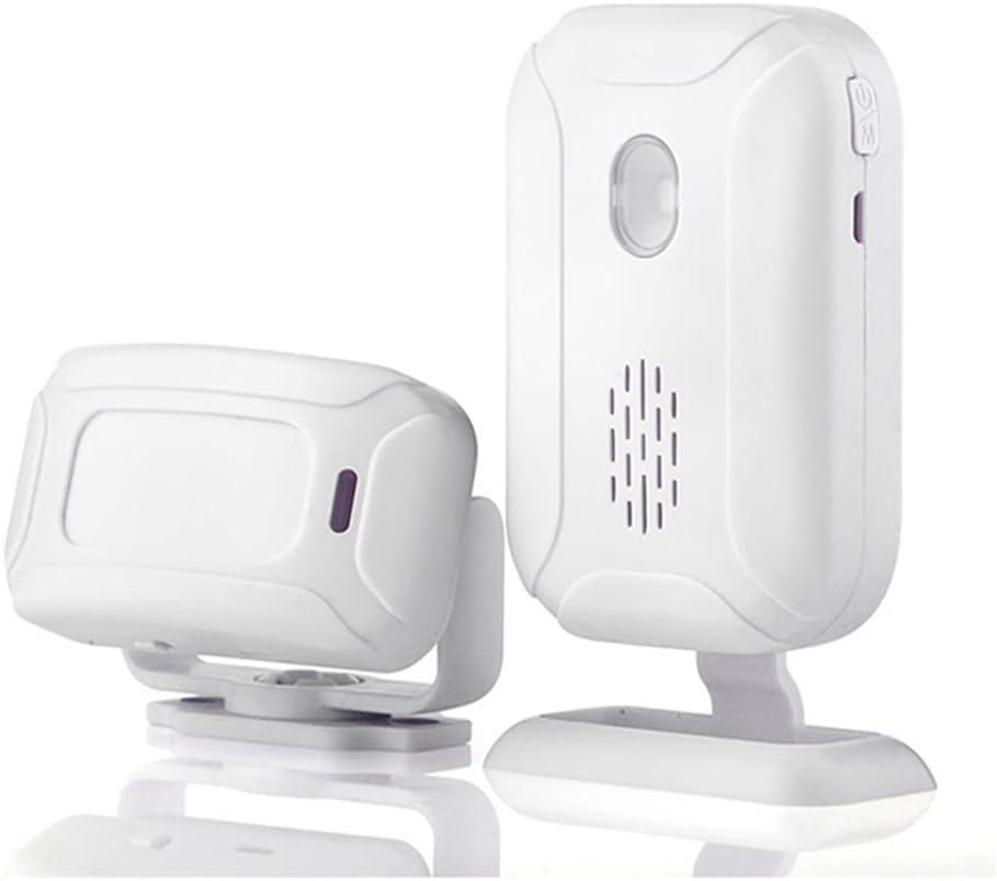 Actpe Motion Sensor Doorbell for Business Entry, Store Welcome Buzzer Monitor, Outdoor Door Chime Kit: Infrared Motion Sensor Detector for Elderly Caregiver Reminder - LED Indicators