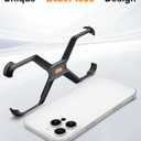 X Case for iPhone 16 Pro 6.3" Metal Frameless, Aluminum Minimalist Hard Slim Bumper Shockproof Protective for 16pro Phone Case Ultra Thin Cover for Men, Black