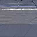 M MAELREG Golf Shirts for Men Short Sleeve Regular Fit Moisture Wicking Performance Casual Striped Print Mens Polo Shirts 3XL