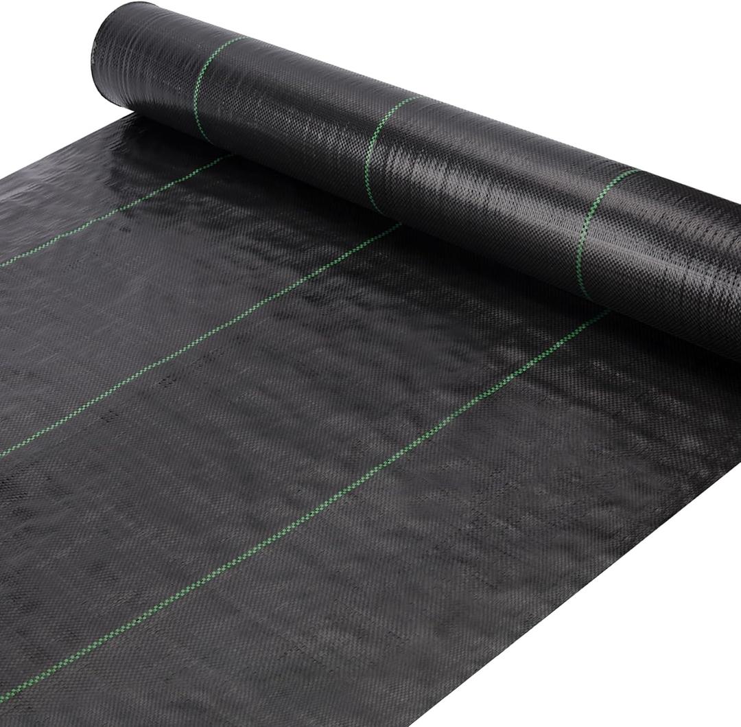 4ft x 100ft Weed Barrier Landscape Fabric Heavy Duty Premium Weed Control Fabric Durable & Eco-Friendly Weed Block Gardening Mat Landscaping Fabric
