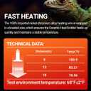 REPTI ZOO 100W Reptile Heat Lamp 2Pack Ceramic Heat Emitter Night Heat Lamp Bulbs Reptile Terrarium Heat lamp Tank Heat Bulb for Turtle Bearded Dragon Gecko Lizard Snake Chicken E26