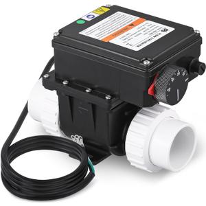 Mxmoonant Hot Tub Thermostat, 2KW 110V Spa Bathtub Heater Thermostat with Temperature Control for 400 Gals Hot Tub, Whirlpool Bathtub, Spa, Small Pool (No Plug)