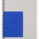 2 x B5 Spiral Notebook, 160 Ruled Pages, 100 GSM Paper, Iris
