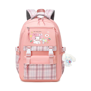 Kawaii Backpack Large Capacity Backpack Girl's Backpack Suitable for Daily Use on School Excursions with Cute Pendant