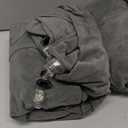 [2-Pack] Rewondah Inflatable Foot Rest Airplane, Kids Airplane Bed | Adjustable Height Travel Foot Rest Pillow | Toddler Flights Seat Extender | Inflatable Foot Rest for Air Travel Flights Train, Car (Dark Grey)