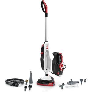 Hoover Steam Complete Pet Steam Mop, Hard Floor Cleaner Machine, 10-in-1 Multipurpose Cleaner Machine, Removable Handheld Steamer, Ideal for Hardwood, Vinyl, Tile, Grout and More