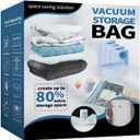 21Piece Clothing Vacuum Storage Bags Bundle, SpaceSaving Compression Seal Bags for Bedding Storage, Moving and Travel