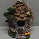 Yinns Resin Bird House for Outside, Birdhouses for Outdoors Wild Bird Nesting, Decorative Stone Bird Houses for Yard Garden Decor, Water Proof