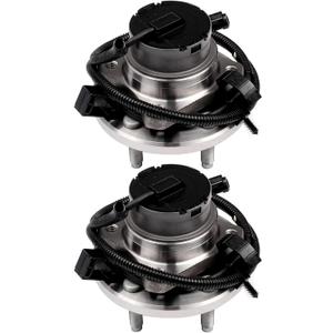 SCITOO Wheel Hub Bearing and Hub Assembly Fit for Ford Crown Victoria/for Lincoln Town Car/for Mercury Grand Marquis/for Marauder 2003-2005 Front Wheel Bearings with 5 Bolts 513196(Pack of 2)
