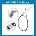 Silscvtt Reverse Cable Replacement for Yamaha XL XLT 800cc 1200cc F0D-U149C-00-00 F0V-U149C-00-00