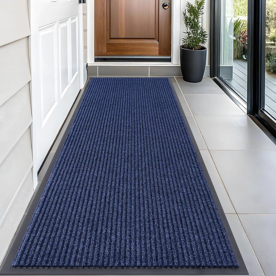 OLANLY Front Door Mat 59x23, Waterproof Heavy-Duty Indoor Outdoor Doormat