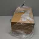 Raised Cat Food and Water Bowl Set - Elevated Ceramic Dishes With Non-Slip Stand and Splash Guard for Small Dogs - 2 x 480 ML (16.2 OZ) (White)