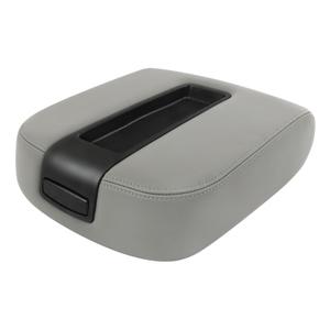 SMTRUILAN Center Console Armrest Lid Box Cover Compatible with 2007-2014 Chevy Silverado Avalanche Tahoe Suburban 1500 2500 GMC Sierra Yukon XL Replaces 19328717 Gray