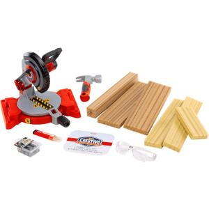 Little Tikes Creative Construction Power Cuts Set with 6 Accessories, Pretend Play Construction Set, for Boys and Girls Ages 3+ Years