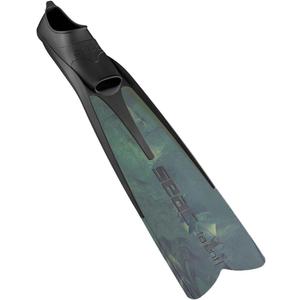 Seac Talent, Mid-Long Fins for Spearfishing, Free Diving and Diving (9.5-10, Camo Green)