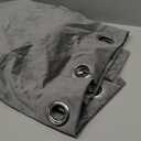 MIULEE Grey Privacy Sheer Curtains That Let Light in 84 Inches Long Non-See-Through Semi Sheer Curtain Light Filtering Window Curtains Drapes for Living Room Bedroom 2 Panels Set 52 X 84