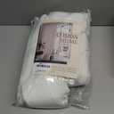 Pinch Pleated Curtains 102 Inches Long for Living Room Track System Semi Sheer Drapes Light Filtering Pinch Pleat Linen Curtains Neutral Cream Beige White Pleated Window Drapes with Hooks Clips