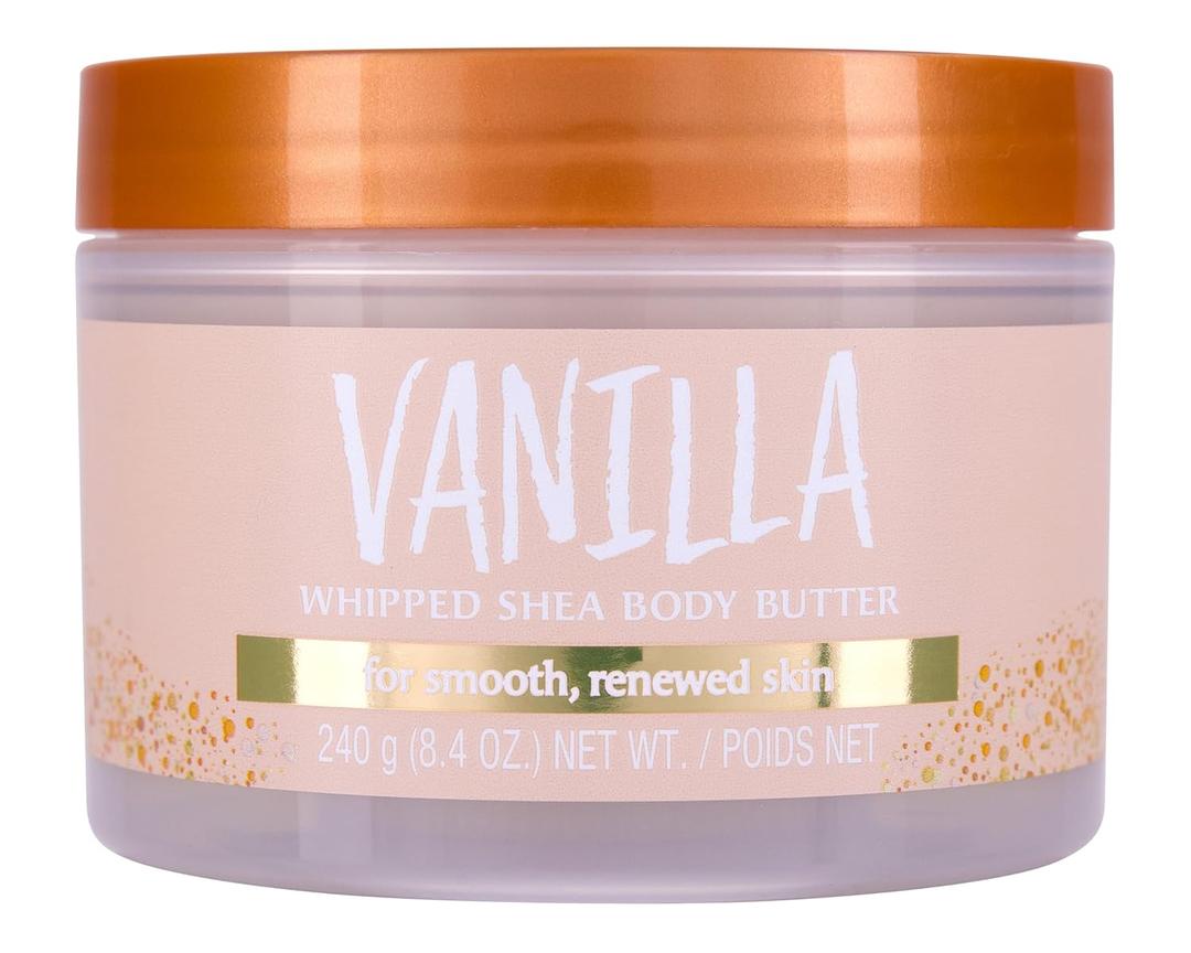 Tree Hut Vanilla Whipped Shea Body Butter | Long-lasting Hydration Leaves Skin Feeling Soft & Moisturized | Lightweight | Nourishing Essential Body Care | 8.4 fl oz. (8.4 Ounce (Pack of 1))