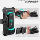 for iPhone 13/14/15 Phone Case: for iPhone 16e Protective Cover with Belt Clip Holster | Durable Dual-Layer Design with Built-in Kickstand | Heavy Duty Military Grade Hard Protection Shock Proof