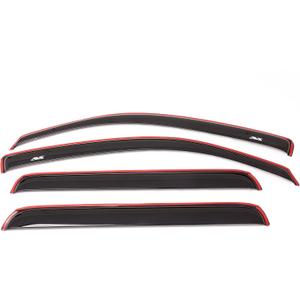 Auto Ventshade [AVS] in-Channel Rain Guards for 2019-2024 Dodge Ram 1500 (Classic Body Only), Quad CAB ONLY; 2009-2018 Dodge Ram 1500, Quad CAB ONLY | Window Vent Visors, 4 pcs. - Smoke | 194101