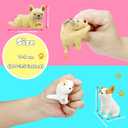 7 Pcs Dog Squishies Toy Set,Stress Balls for Kids and Adults,Animal Puppy Stress Relief Stretch and Squeeze Stress Toys for Christmas Kid Birthday Gift(Random Style)