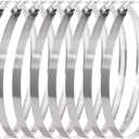 Swpeet 8Pcs 6-7inch (155-178mm) Hose Clamp 304 Stainless Steel Adjustable Range Worm Gear Hose Clamp Fuel Line Clamp Perfect for Plumbing, Automotive and Mechanical Applications