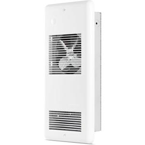 Stelpro Pulsair Electric Wall Fan Heater  1000W or 500W / 120V  Ultra-Quiet Nichrome Element Heater  Heats Quickly  No Built-In Thermostat (ARWF1001W)  White