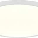Maxxima 24" White LED Flush Mount Ceiling Light Fixture, 3300 Lumens, 5 CCT
2700K/3000K/35000K/4000K/5000K, Round Color Selectable Panel Light, Dimmable, Suitable for Bathroom