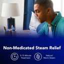 Vicks Sinus Inhaler, Plug-in Non-Medicated Steam Inhaler for Sinus Relief, Allergies, Congestion & Colds, Vocal Steamer, Soothes Nasal & Throat Passages, Works with VapoPads (1 Included)