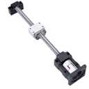 16mm CNC Ballscrew Kit SFU1605 RM1605 Anti-Backlash Ball Screw, L 61.02 in/1550mm + Nut + BK/BF12 Bearing End Block Supports + Coupler + Nut Housing+ Motor Bracket for Nema 23 Stepper Motor