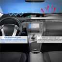 Dash Cover for Toyota Prius 3th Gen XW30 2010-2015, Non-Slip Car Dashboard Cover Carpet Blocks UV Rays Protector Internal Accessories