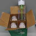 Dr. Brown's Anti-Colic Options+ Narrow Glass Baby Bottle with Level 1 Slow Flow Nipple, BPA-Free, 4 oz/120mL, 4-Pack