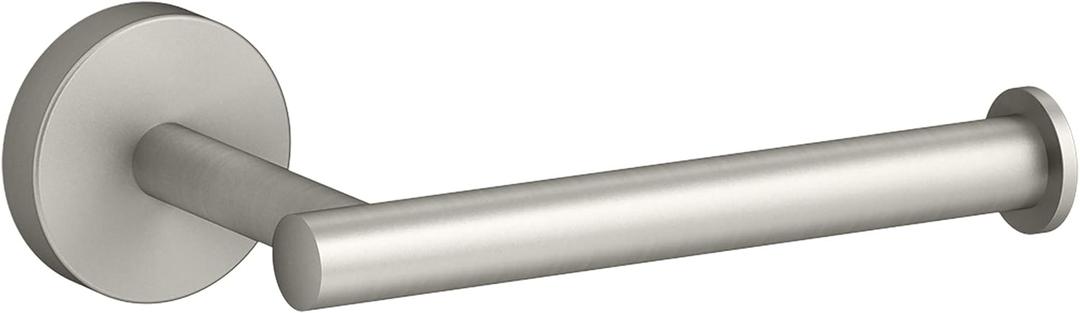KOHLER K-27292-Bn Elate Toilet Paper Holder, Minimalist Design, Premium Durable Metal, Corrosion Resistant, Vibrant Brushed Nickel