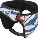 Adjustable Wrestling Headgear for BJJ, MMA Grappling and Training, Ear Guard and Cauliflower Protection Helmet (Large, Blue and Red)