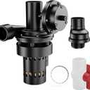 Automatic Utility Sink Pump, Under-Sink Mounted for Gravity-Free Drainage, 115V Pump with Drain Screen, Check Valve and Ball Valve