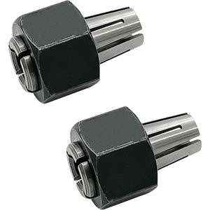 N693118 A24215SV 1/4in 6.35mm Router Collet Chuck with Nut Assembly Replaces for Dewalt DCW600B DCW600B-CA DWP611 DWP611PK Porter Cable 450 450PK 4512 Router Power Tools（2pcs）