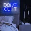 HAJAE Dimmable Don't Quit Neon Sign for Wall Decor, USB LED Light for Home Gym Bedroom Man Cave Office, DO IT Inspirational Gamer Room Decorations