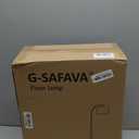 G-SAFAVA 62.5" Wood Floor Lamp for Living Room Gold with Foot Switch Arc Standing Tall Lamps for Bedroom Mid Century Modern Corner Floor Lamps for Office Nursery Industrial Reading Light Room Lamp