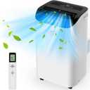 14000 BTU Portable Air Conditioners with Remote Control, 3-in-1 Free Standing Cooling AC Unit with Fan & Dehumidifier, Cools Room up to 700 sq.ft, Smart/Sleep Mode,3 Speed,Auto Swing,24H Timer