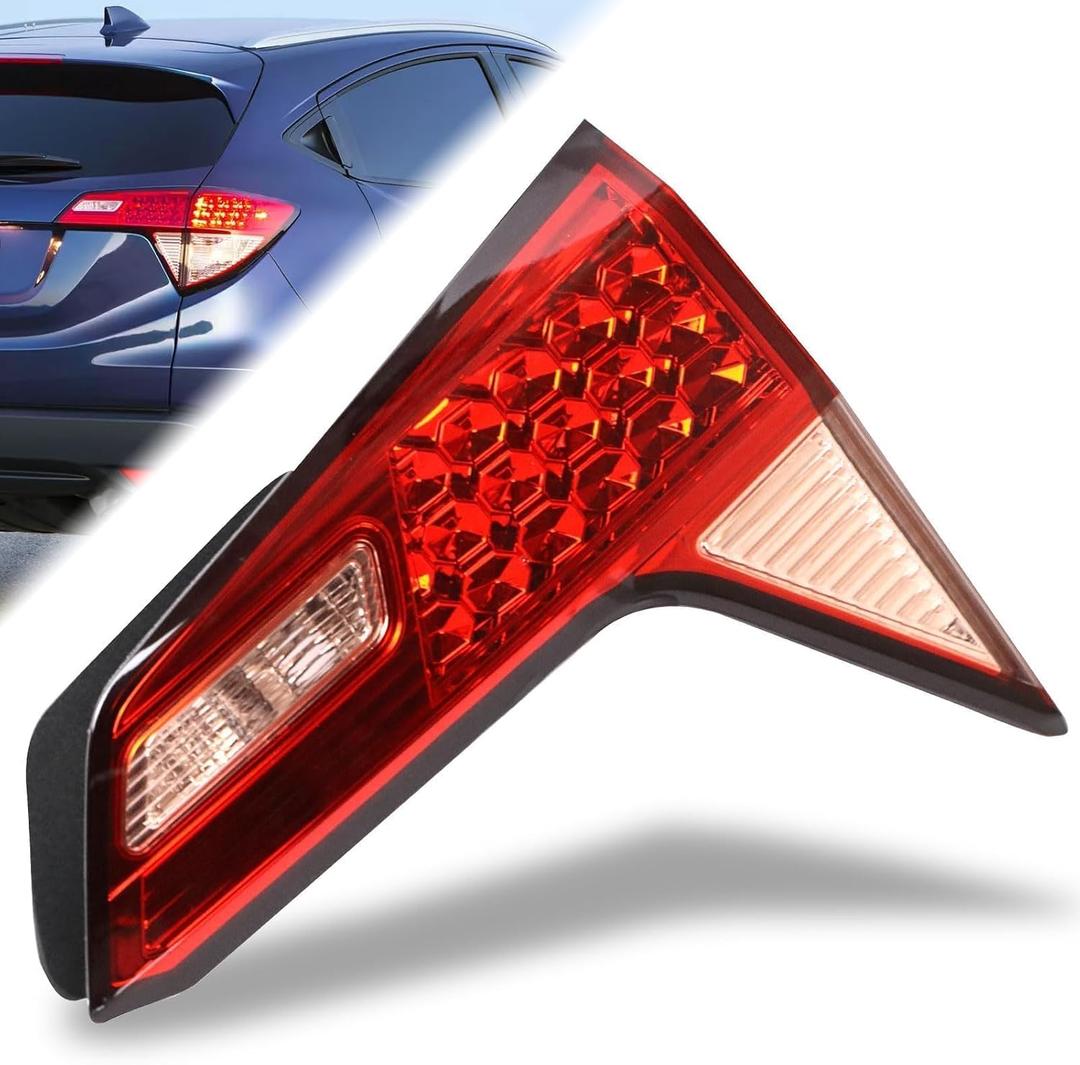Tail Light Inner Compatible With 2016 2017 2018 Honda HRV HR-V Right Passenger Side Taiilight Replace 34150-T7S-A01