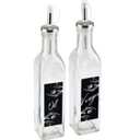 Oil and Vinegar Dispensers and Kitchen Kit, Set of 5