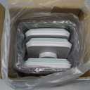 Ankou Pop Airtight Food Storage Containers with Lids- 3 Pcs Stackable One Button Opening Food Containers, Kitchen Pantry Storage Containers for Snacks Candy Salt Herbs Spices BPA-Free (1.2 QT * 3)