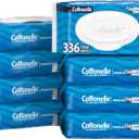 Cottonelle Fresh Feel Flushable Wet Wipes, Adult Wet Wipes, 8 Flip-Top Packs, 42 Wipes Per Pack (336 Total Wipes), Packaging May Vary
