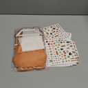 X Hot Popcorn 67 PCS Christmas Picture Frames Ornament Kit Xmas DIY Gingerbread Candy Photo Ornaments Christmas Photo Frame Present Set for Xmas Tree Holiday Party Art Decorations