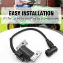 21121-2086 Ignition Coil, Replacement for Kawasaki FC420V Engine Replacement for John Deere Kabota ZF-IG-A00128B Lawn Tractor, Replaces AM121820 BM3671