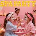 Honoson 8 Pcs Spa Party Decorations Lights up Sign 6.42 Inch Spa Theme LED Neon Sign Marquee Lights Supplies for Women Girls Day Makeup Sleepovers Slumber Birthday Party Decor
